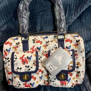 Disney Mickey Mouse Shoulder Bag - White and Navy